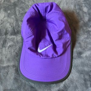 Nike drifit running hat purple
